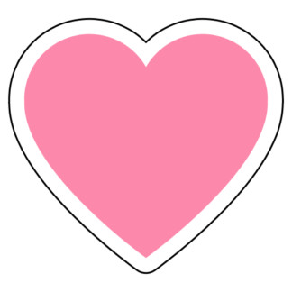 Heart Sticker (Pink)